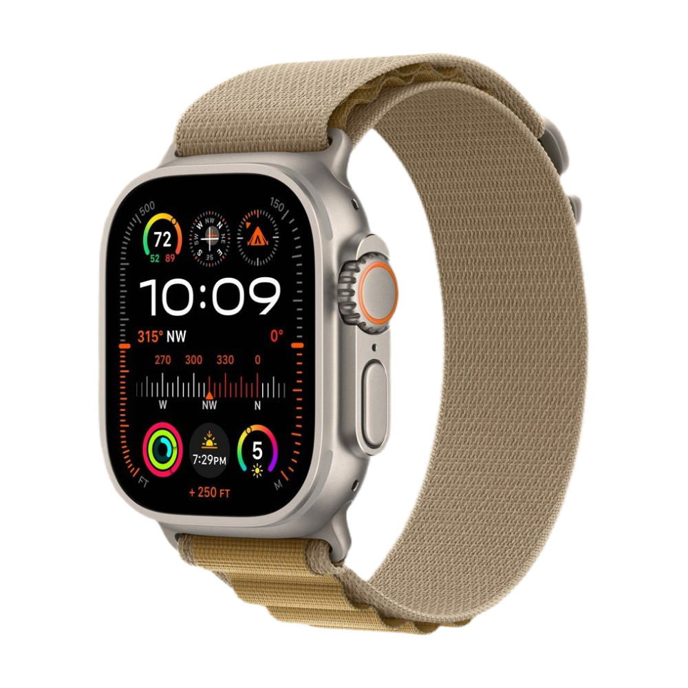 Часы Apple Watch Ultra 2 (2024) GPS + Cellular 49mm, Natural Titanium Case, Alpine Loop