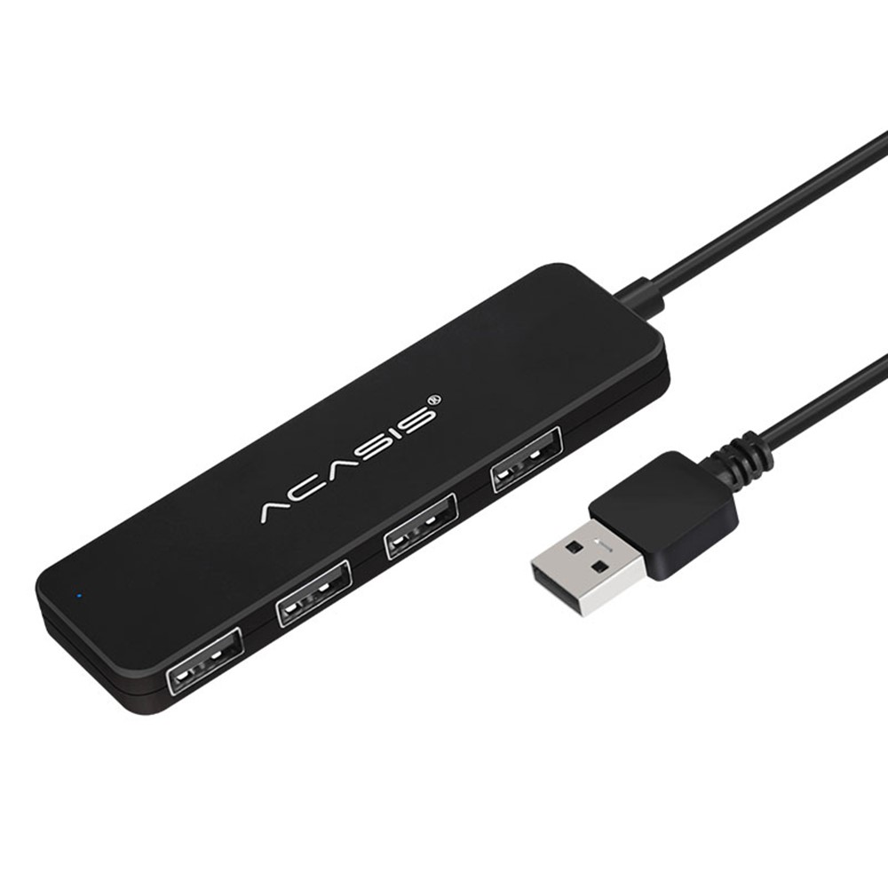 Ультракомпактный хаб Acasis 4 в 1 Pocket Hub USB 2.0 (AB2-L46)