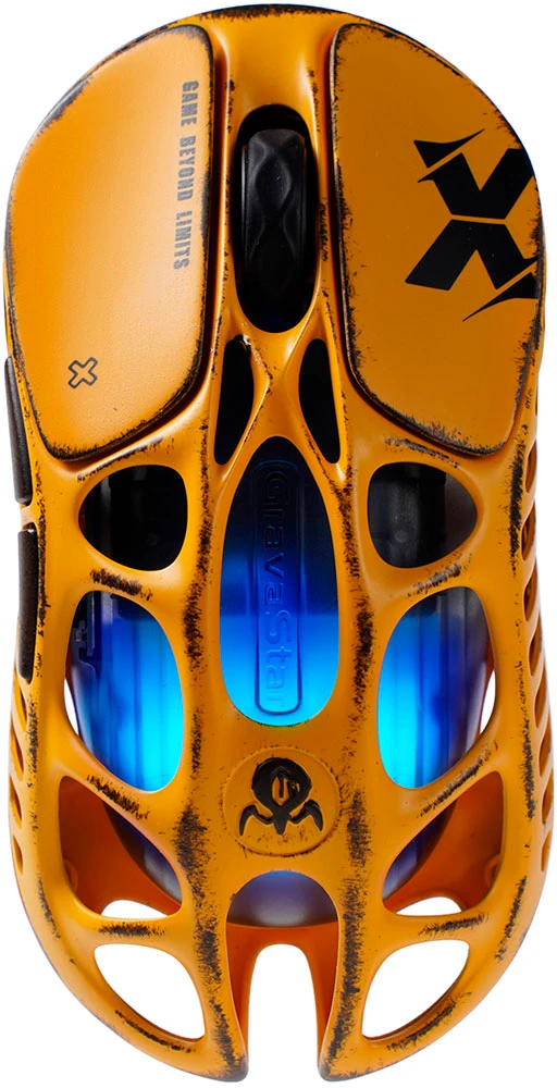 Беспроводная мышь Gravastar Mercury X Special Edition Battle Worn-Yellow