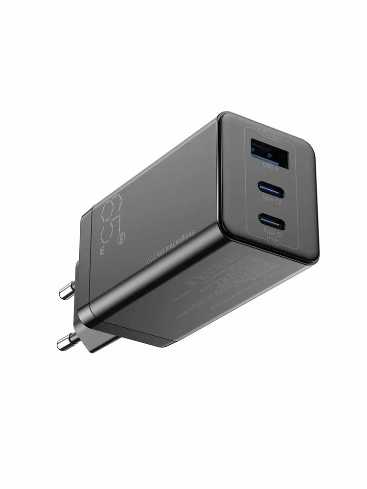 Сетевое зарядное устройство Vyvylabs Gan Fast Charger 65w (GAN65EU)