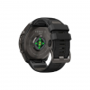 Часы Garmin Fenix 9 Pro - 47mm, inReach, Carbon Gray DLC Titanium with Black/Pebble Gray Silicone Band (010-04336-10)