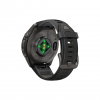 Часы Garmin Fenix 9 Pro - 43mm, inReach, Carbon Gray DLC Titanium with Black/Pebble Gray Silicone Band (010-04335-10)