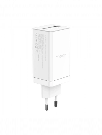 Сетевое зарядное устройство Vyvylabs Gan Fast Charger 65w (GAN65EU)