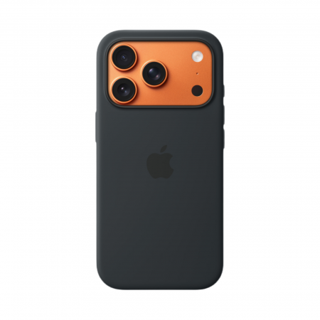 Чехол Apple Silicone Case для iPhone 17 Pro Max с MagSafe. Цвет: Black (черный)