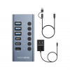 USB-хаб Acasis HB06Pro (3 USB-A + 3 USB-C)