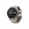 Часы Garmin Fenix 9 Pro - 43mm, No inReach, Titanium with Fog Gray/Dark Sandstone Silicone Band (010-04335-85)