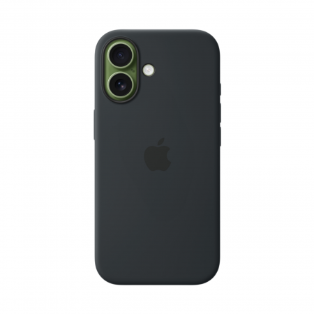 Чехол Apple Silicone Case для iPhone 17 с MagSafe. Цвет: Black (черный)