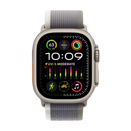 Apple Watch Ultra 2 Natural Titanium Trail Loop Синий