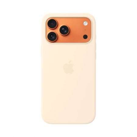 Чехол Apple Silicone Case Vanilla для iPhone 17 Pro Max с MagSafe