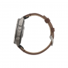 Часы Garmin Fenix 9 PRO INREACH, 47 мм, AMOLED, Sapphire Titanium with Walnut Leather Band (010-04336-40)