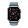 Apple Watch Ultra 3 Natural Titanium 49mm Alpine Loop Light Blue M