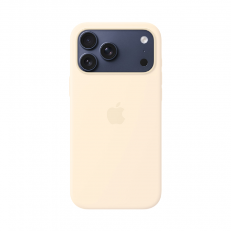Чехол Apple Silicone Case Vanilla для iPhone 17 Pro Max с MagSafe