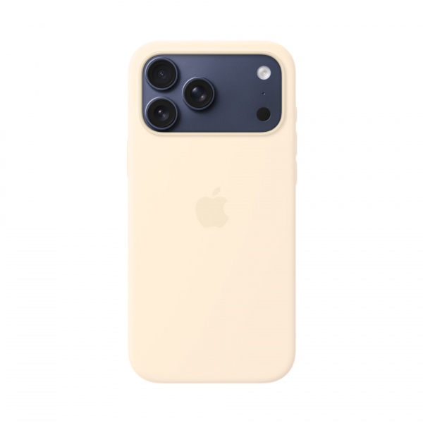 Чехол Apple Silicone Case Vanilla для iPhone 17 Pro Max с MagSafe