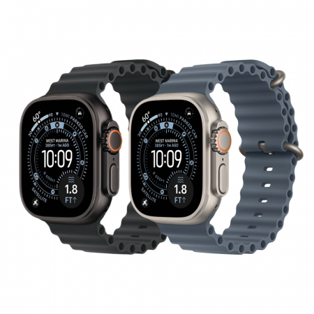Apple Watch Ultra 3 GPS + Cellular 49mm Titanium Case, Ocean Band
