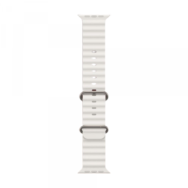 Apple Watch Ultra 2 Natural Titanium Ocean Band White