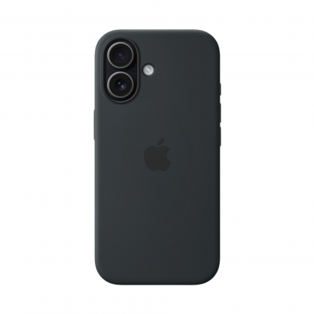 Чехол Apple Silicone Case для iPhone 17 с MagSafe. Цвет: Black (черный)