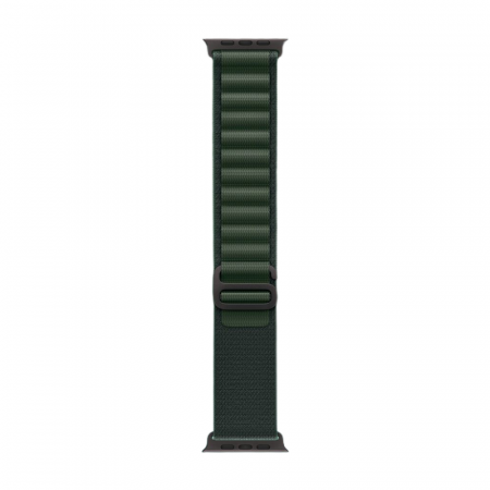 Apple Watch Ultra 2 Black Titanium Case, Alpine Loop Зелёный M