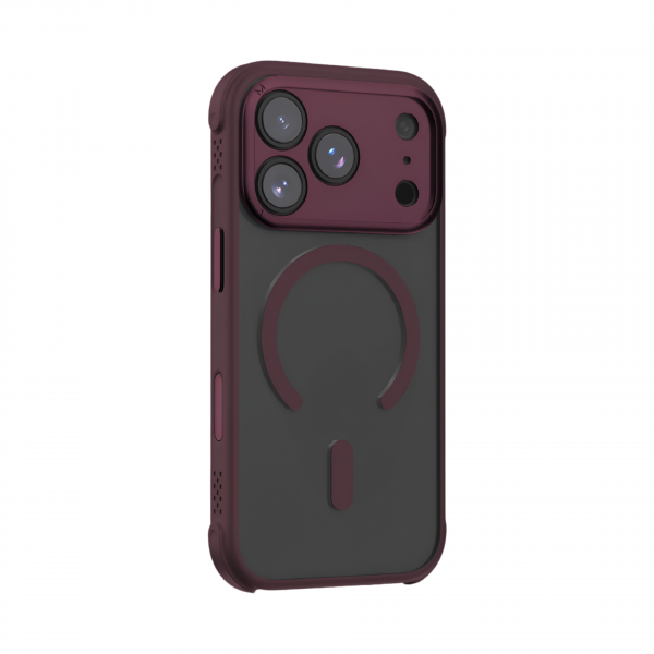 Чехол Momax Case Form с MagSafe для iPhone 17 Bordeaux Red