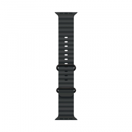 Apple Watch Ultra 3 GPS + Cellular 49mm Black Titanium Case, Ocean Band (Black)