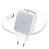 Сетевое зарядное устройство с выдвижным кабелем Vyvylabs Swiftshine 30W (GANXY30E)