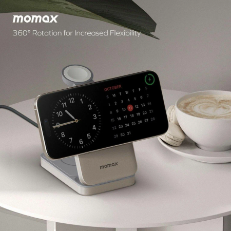 Беспроводная док-станция Momax Q.Mag Trio 3 в 1 (UD36L)