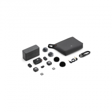 Петличный микрофон DJI Mic 3 (2 TX + 1 RX + Charging Case)