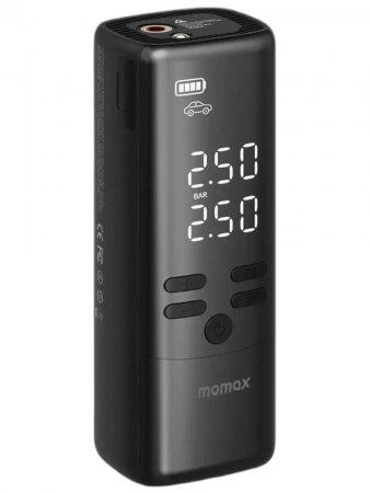 Автомобильный компрессор с функцией Power Bank Momax 1-Move (CR16D)