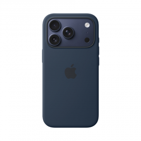 Чехол Apple Silicone Case Midnight для iPhone 17 с MagSafe
