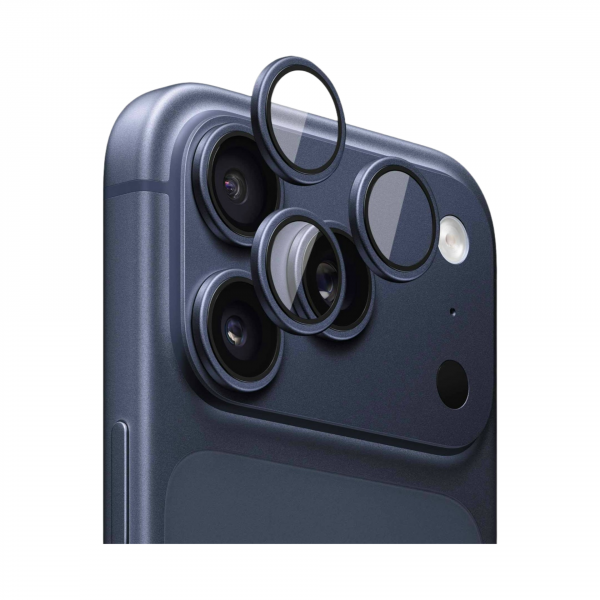 Индивидуальные защитные линзы на камеры для iPhone 17 Pro Deep Blue