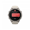Часы Garmin Fenix 9 Pro - 43mm, inReach, Titanium with Fog Gray / Dark Sandstone Silicone Band (010-04335-80)