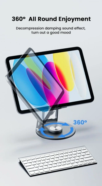 Vyvylabs Cyclone 360 Degree Rotation Desktop Holder Tarnish (VFIRS-01)