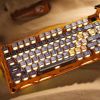 Беспроводная механическая клавтура Gravastar Mercury K1 Pro Yellow 