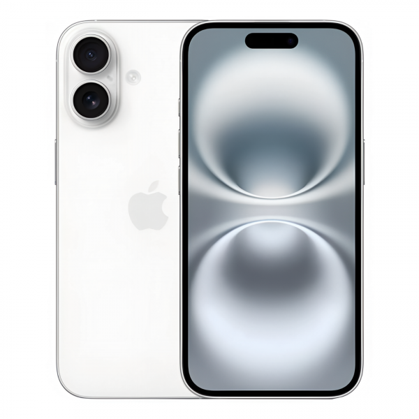iPhone 16 Plus (Sim+E-Sim) - Белый - 128 Gb