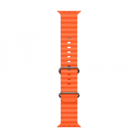 Apple Watch Ultra 2 Natural Titanium Ocean Band Orange