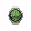 Часы Garmin Fenix 9 Pro - 43mm, No inReach, Titanium with Fog Gray/Dark Sandstone Silicone Band (010-04335-85)