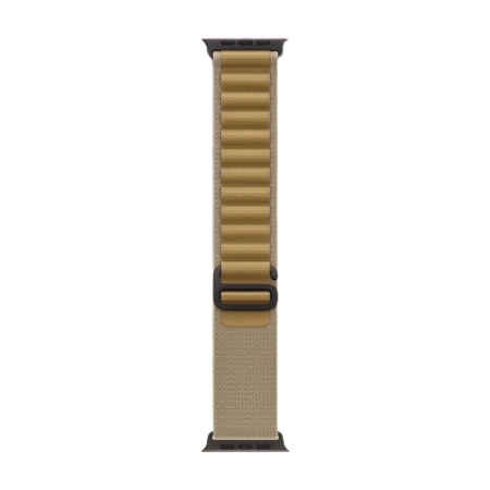 Apple Watch Ultra 2 Black Titanium Case, Alpine Loop Жёлтый L
