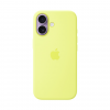 Чехол Apple Silicone Case для iPhone 17 с MagSafe. Цвет: Neon Yellow (желтый)