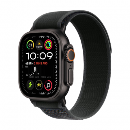 Apple Watch Ultra 2 (2024) GPS + Cellular 49mm, Black Titanium Case, Trail Loop
