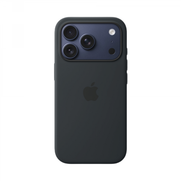 Чехол Apple Silicone Case Black  для iPhone 17 с MagSafe