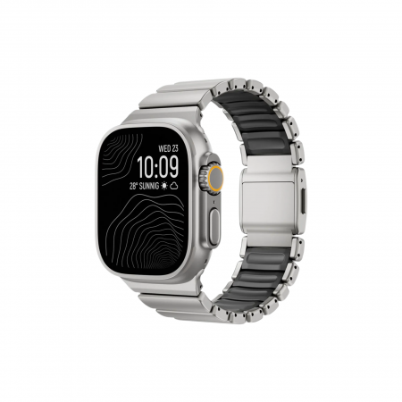 Титановый блочный ремешок REDEFINE для Apple Watch Ultra Natural Titanium 