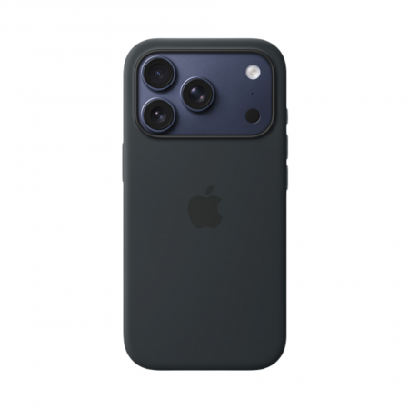 Чехол Apple Silicone Case Black  для iPhone 17 с MagSafe