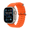 Apple Watch Ultra 2 Natural Titanium Ocean Band Orange