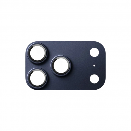 Индивидуальные защитные линзы с накладкой для iPhone 17 Pro Deep Blue