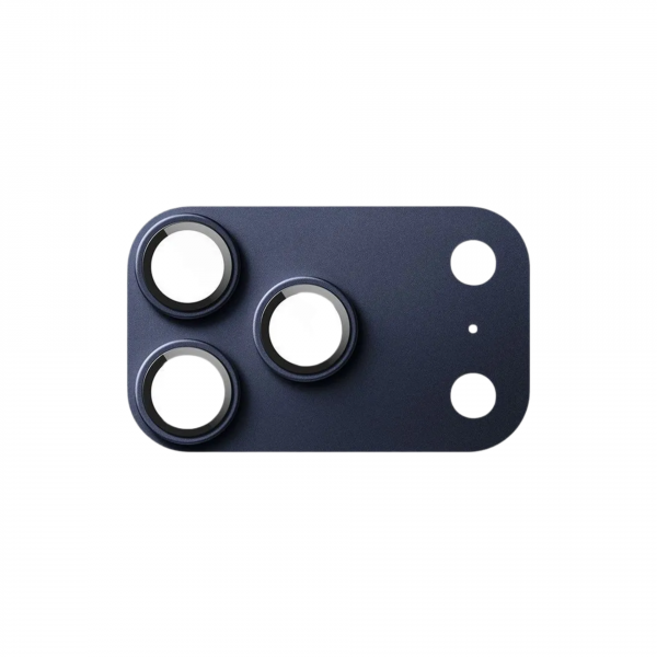 Индивидуальные защитные линзы с накладкой для iPhone 17 Pro Deep Blue
