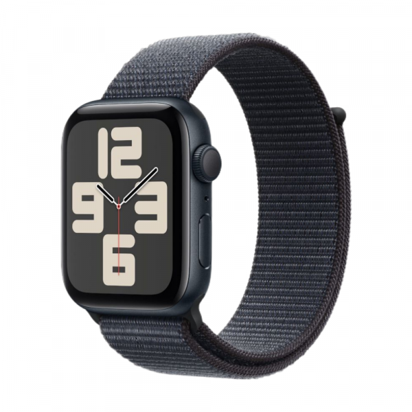 Apple Watch SE 2024 40mm Aluminium корпус ремешок Sport Loop, Ink