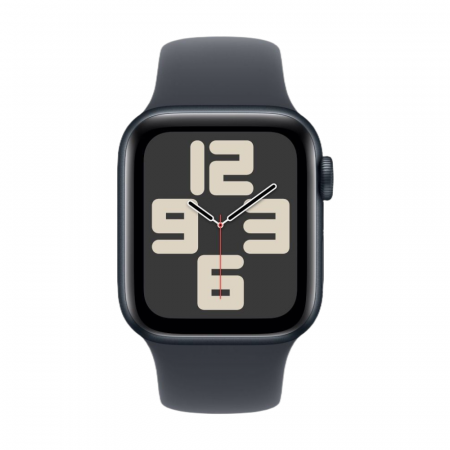 Apple Watch SE 2024 40mm Aluminium корпус ремешок Sport Band, Черный S/M