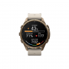 Часы Garmin Fenix 9 Pro - 43mm, inReach, Autumn Gold Titanium with Bone Leather Band (010-04335-40)