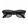 Умные очки Ray-Ban Meta Wayfarer. Матовый черный / Прозрачный серый. Поляризационный градиент.