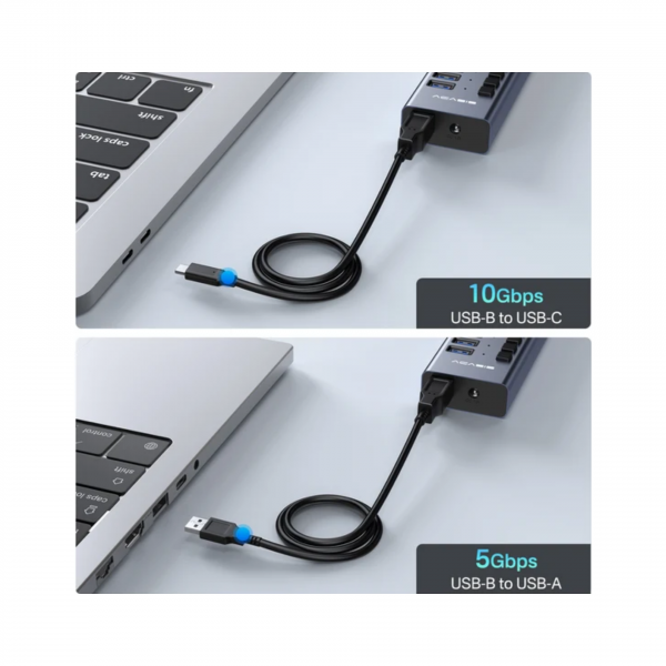 Профессиональный USB 3.2 16 - и портовый концентратор Acasis (HS-716MG)