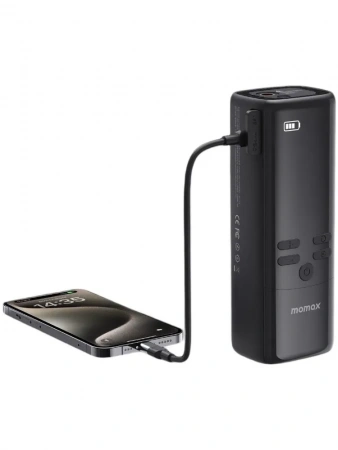 Автомобильный компрессор с функцией Power Bank Momax 1-Move (CR16D)
